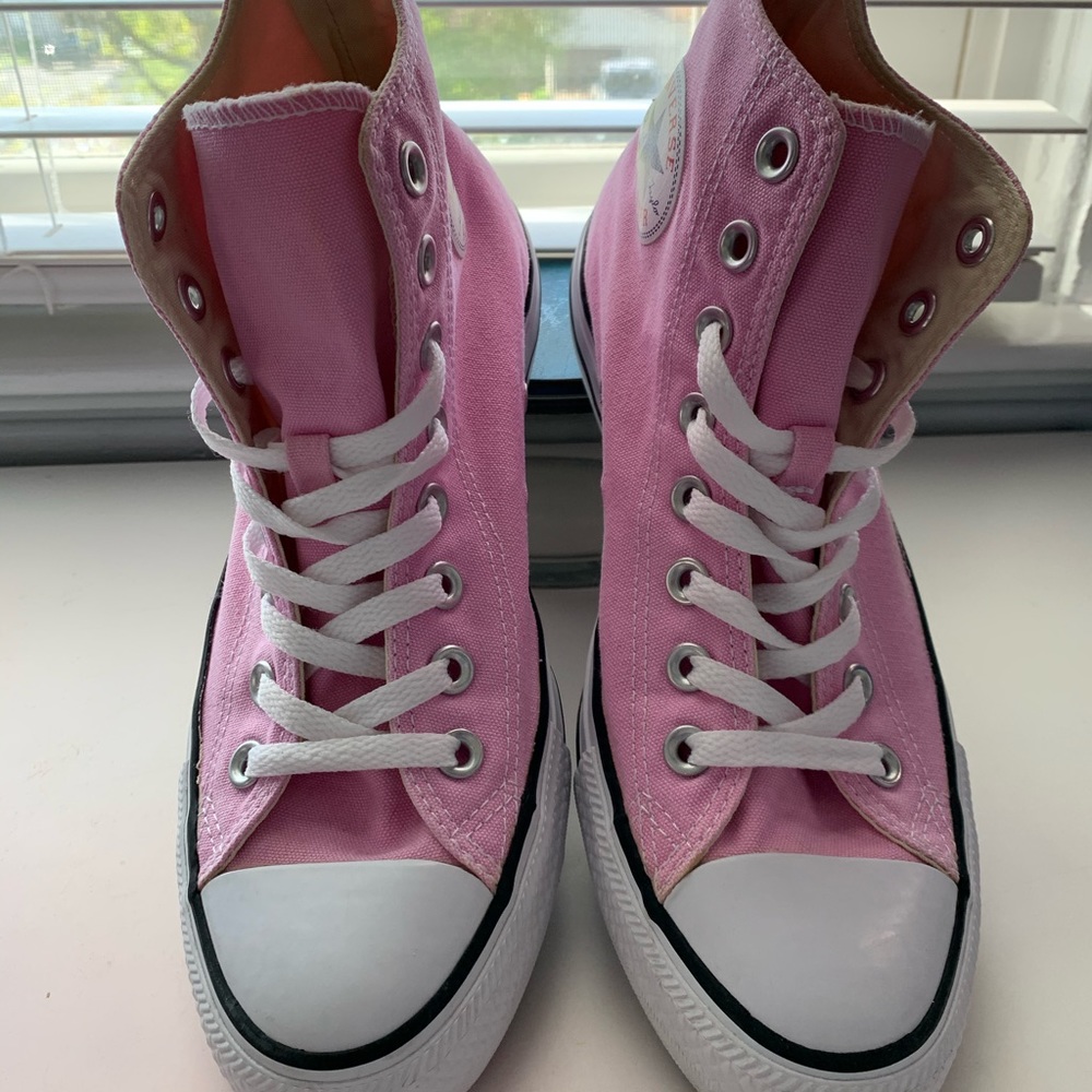 Pink High Top Converse
